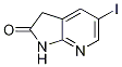 2H-Pyrrolo[2,3-b]pyridin-2-one,1,3-dihydro-5-iodo-结构式