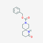 Structure of Benzyl 2-oxo-1,9-diazaspiro[5.5]undecane-9-carboxylate