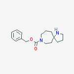Structure of Benzyl 1,8-diazaspiro[4.6]undecane-8-carboxylate