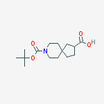 Structure of 8-[(2-methylpropan-2-yl)oxycarbonyl]-8-azaspiro[4.5]decane-3-carboxylic Acid