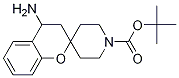 4-AMINO-3,4-DIHYDRO-SPIRO[2H-1-BENZOPYRAN-2,4'-PIPERIDINE]-1'-CARBOXYLIC ACID 1,1-DIMETHYLETHYL ESTER结构式