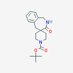 Structure of Tert-butyl 3-oxospiro[2,5-dihydro-1h-2-benzazepine-4,4'-piperidine]-1'-carboxylate