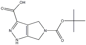 Structure of 4,6-Dihydropyrrolo[3,4-c]pyrazole-3,5(1H)-dicarboxylic acid 5-tert-butyl ester