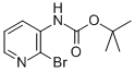 (2-溴-3-吡啶基)氨基甲酸叔丁酯结构式