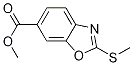 Structure of 2-METHYLSULFANYL-BENZOOXAZOLE-6-CARBOXYLIC ACID METHYL ESTER