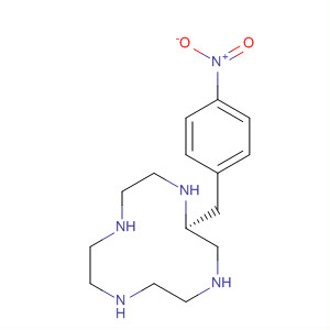 (S)-2-(4-硝基苄基)-1,4,7,10-四氮杂环十二烷结构式