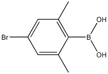 Structure of (4-BroMo-2,6-diMethylphenyl)boronic acid
