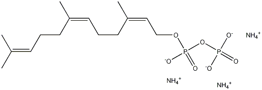 Farnesyl Pyrophosphate Triammonium Salt结构式
