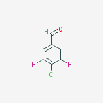 Structure of 4-CHLORO-3,5-DIFLUOROBENZALDEHYDE