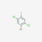 1-Bromo-2,5-dichloro-4-iodobenzene结构式