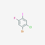 Structure of 1-bromo-2-chloro-5-fluoro-4-iodoBenzene