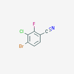Structure of 4-bromo-3-chloro-2-fluoroBenzonitrile