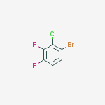 Structure of 1-bromo-2-chloro-3,4-difluorobenzene