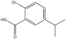 Chemical structure of 2-Chloro-5-isopropylbenzoic acid