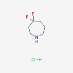 Structure of 4,4-difluoroazepane;hydrochloride