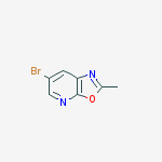 Structure of 6-BROMO-2-METHYL-OXAZOLO[5,4-B]PYRIDINE