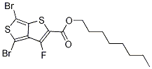 Structure of 4,6-Dibromo-3-fluorothieno[3,4-b]thiophene-2-carboxylic acid octyl ester