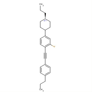 Structure of Benzene,2-fluoro-4-(trans-4-propylcyclohexyl)-1-[(4-propylphenyl)ethynyl]-