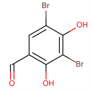 Structure of Benzaldehyde, 3,5-dibromo-2,4-dihydroxy-