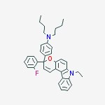 Structure of N,n-dibutyl-4-[7-ethyl-3-(2-fluorophenyl)-3,7-dihydropyrano[2,3-c ]carbazol-3-yl]aniline