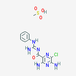 Chemical structure of PHENAMIL METHANESULFONATE