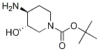 Structure of (3S,4S)-4-aMino-3-hydroxy-piperidine-1-carboxylic acid tert-butyl ester