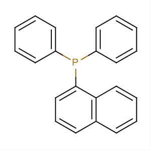 Structure of Phosphine, 1-naphthalenyldiphenyl-