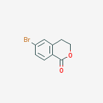 Structure of 6-broMo-3,4-dihydroisochroMen-1-one