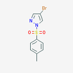 4-bromo-1-tosyl-1H-pyrazole结构式
