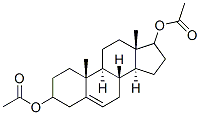 Androst-5-ene-3,17-diol, diacetate结构式