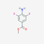 Structure of METHYL 4-AMINO-3,5-DIFLUOROBENZOATE