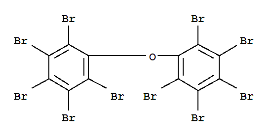 Structure of Decabromodiphenyl oxide