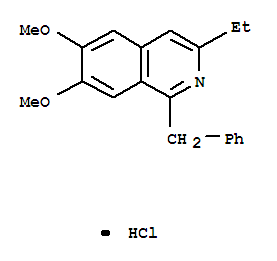 Structure of Moxaverine hydrochloride