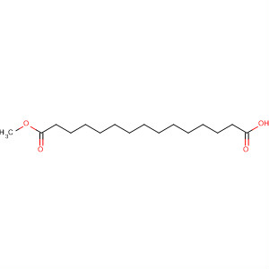 Structure of Pentadecanedioic acid, monomethyl ester