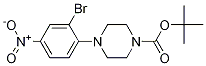 Structure of 3-Bromo-4-(1-Boc-piperizin-4-yl)nitrobenzene