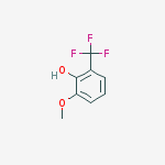 2-methoxy-6-(trifluoromethyl)phenol结构式