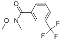 Structure of N-METHOXY-N-METHYL-3-(TRIFLUOROMETHYL)BENZENECARBOXAMIDE