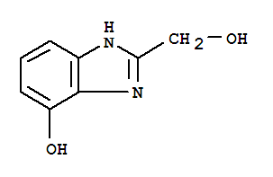 Structure of 1H-Benzimidazole-2-methanol,7-hydroxy-