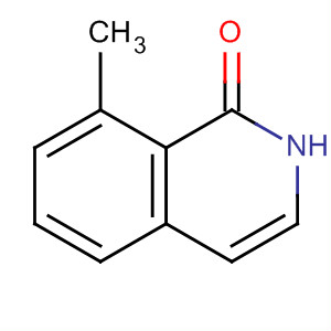 Structure of 1(2H)-Isoquinolinone, 8-methyl-