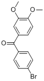 Structure of 3,4-DIMETHOXY-4-BROMOBENZOPHENONE