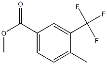 Structure of Benzoic acid, 4-methyl-3-(trifluoromethyl)-, methyl ester