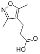 Structure of 3-(3,5-DIMETHYL-ISOXAZOL-4-YL)-PROPIONIC ACID