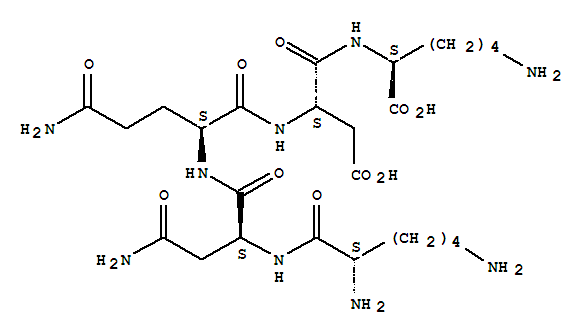Structure of KNQDK peptide
