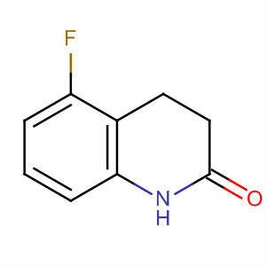 2(1H)-Quinolinone, 5-fluoro-3,4-dihydro-结构式