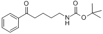 Structure of 5-(N-BOC-AMINO)PENTANOPHENONE
