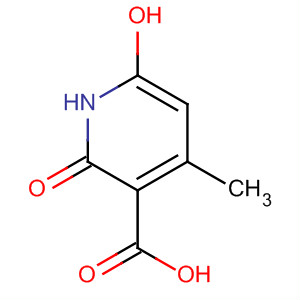 Structure of 3-Pyridinecarboxylic acid, 1,2-dihydro-6-hydroxy-4-methyl-2-oxo-
