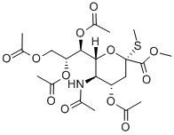 Structure of METHYL-4 7 8 9-TETRA-O-ACETYL-2-THIO -N-