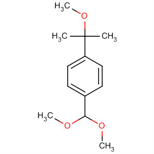 Structure of Benzene, 1-(dimethoxymethyl)-4-(1-methoxy-1-methylethyl)-