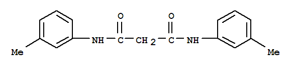 Structure of N,N'-Bis(3-methylphenyl)malonamide