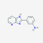 Structure of 3-(3H-imidazo[4,5-b]pyridin-2-yl)benzenamine